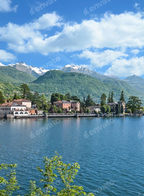 Preview: At Lake Como Near Tremezzo In Italian Lake District,Lombardy,Italy