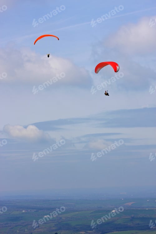 Preview: Paragliders Over Dartmoor