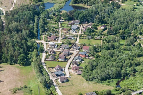 Preview: Aerial View Over The Residential Area