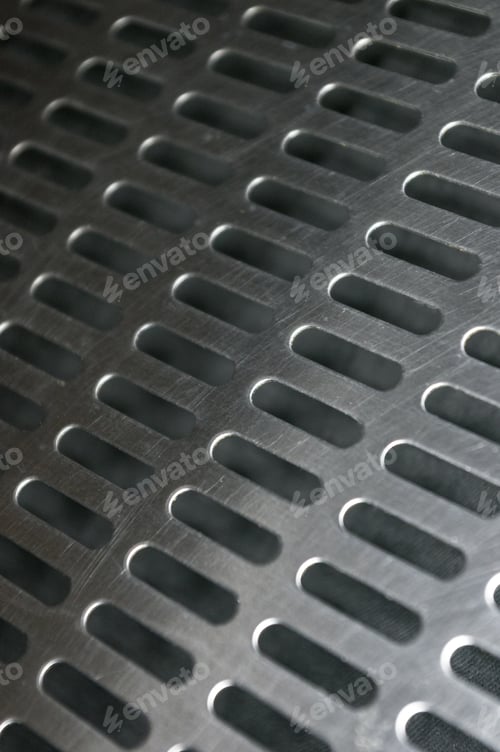 Preview: Stainless Steel Grating With Oblong Holes