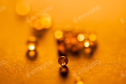 Preview: Small Balls Abstract With Bokeh