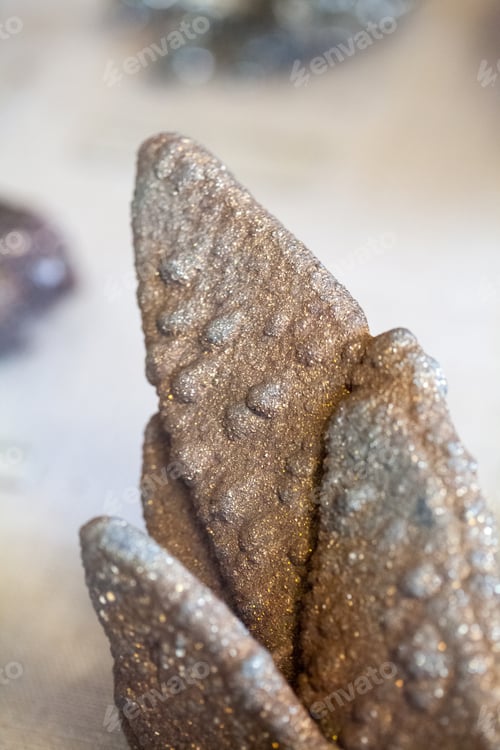 Preview: Beautiful Cristals, Minerals And Stones - Colors And Textures. Image Has Grain Texture Visible On