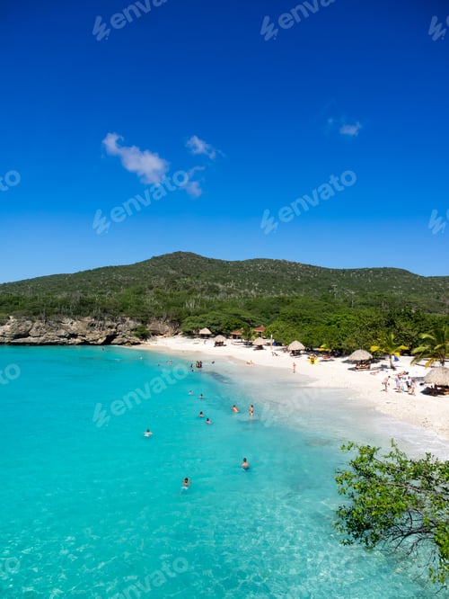 Preview: Grand Knip Beach Curacao In The Dutch Antilles A Caribbean Island