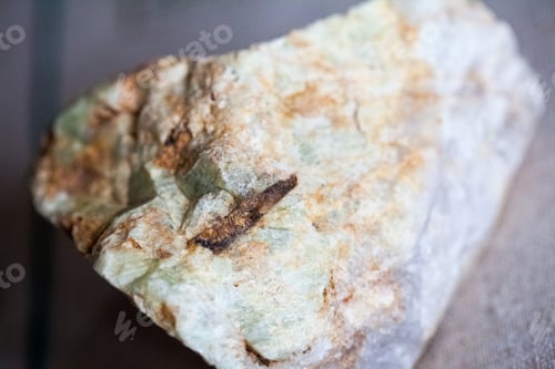 Preview: Beautiful Crystals, Minerals And Stones - Colors And Textures. Image Has Grain Texture Visible On