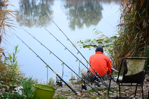 Preview: Fishing On The Lake Sport Fishing With Fishing Rods