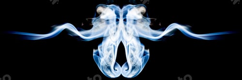 Preview: Abstract Composition With Smoke Shapes