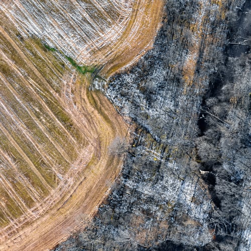 Preview: Aerial View Over The Rural Fields