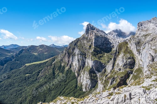 Preview: Fuente De In The In Mountains Of Picos De Europa, Cantabria, Spain