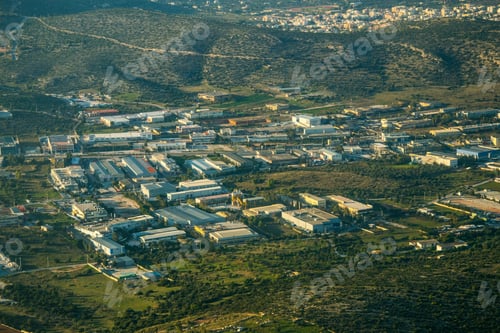 Preview: Aerial View Of The Greek Capital Athens Taken From A Plane