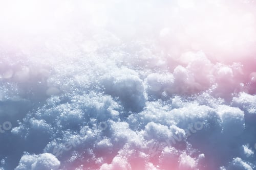 Preview: Pink and Blue Abstract Background with Blurred Lights