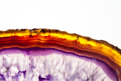 Preview: Agate And Quartz Slice - Beautiful Texture