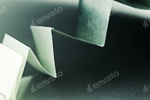 Preview: Colorful Paper Shapes With Paper Background
