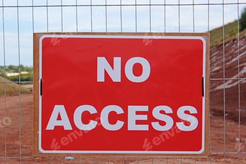 Preview: Warning Sign On A Road Construction Site