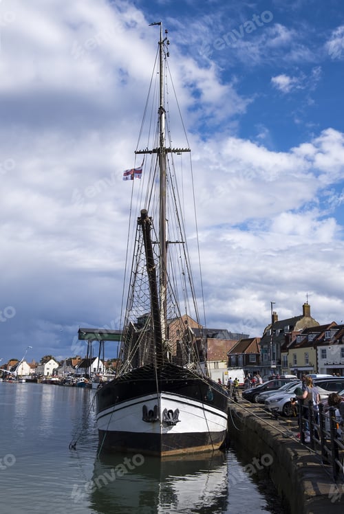 Preview: Tall Ship At Wells Next The Sea