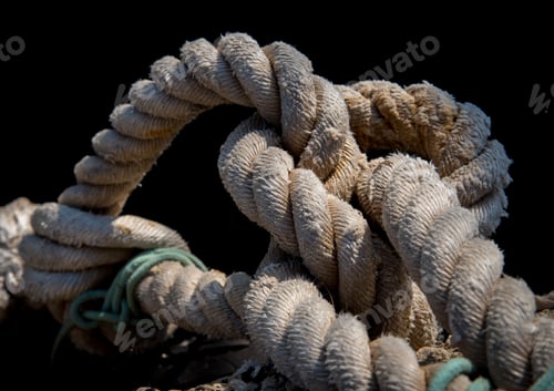 Preview: Twisted Ship Mooring Strong Rope For Securing Fishing Boats