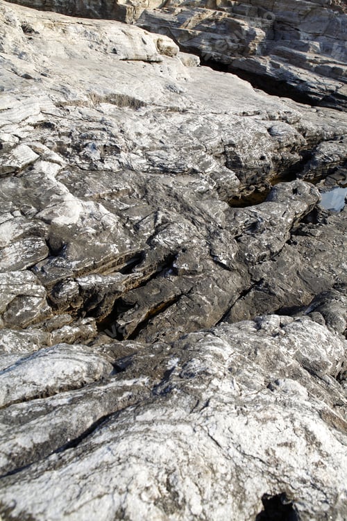 Preview: Landscape With Water And Rocks In Thassos Island, Greece, Next To The Natural Pool Called Giola