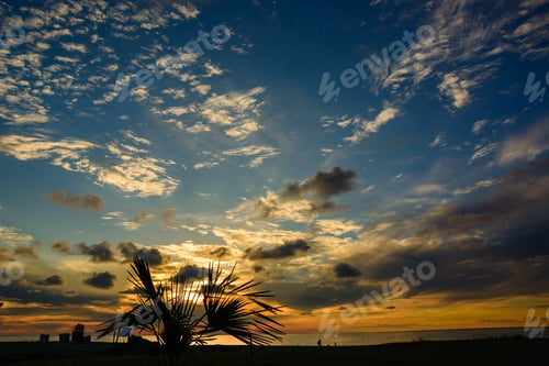 Preview: Spectacular Sunset Clouds Over The Black Sea, Batumi