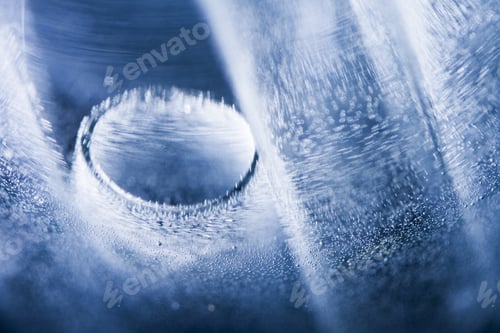 Preview: Abstract Underwater Composition With Bubbles, Tubes, Lines And Light