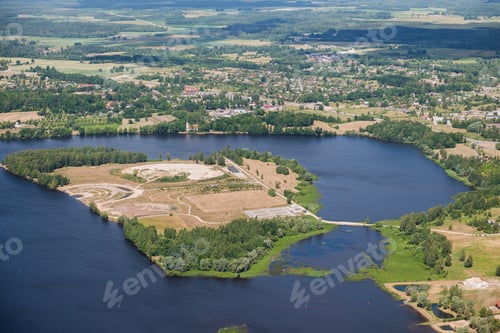 Preview: Aerial View Over The River