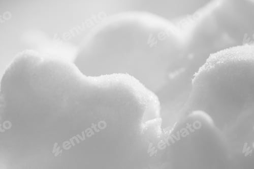 Preview: Abstract Snow Shapes - Snow Texture
