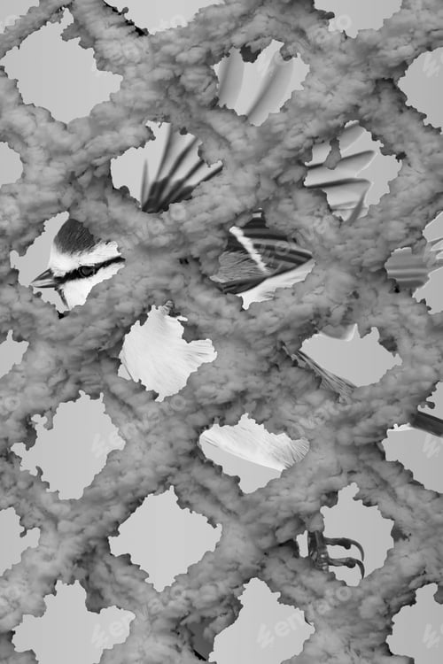 Preview: Black White Abstract Animal Photos.