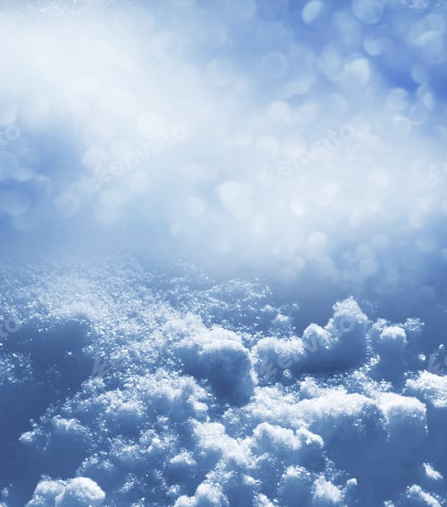 Preview: Christmas Abstract Background. Winter Landscape. The Texture Of The Snow.