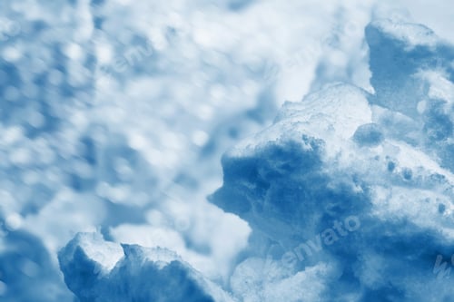 Preview: Background Of Snow. Winter Landscape. The Texture Of The Snow