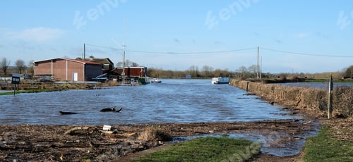 Preview: Flooded Canal And River Background