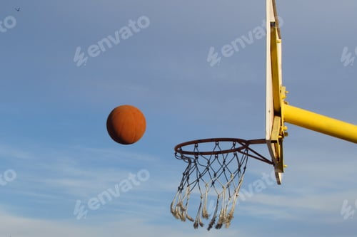 Preview: Basketball Board With Blue Sky