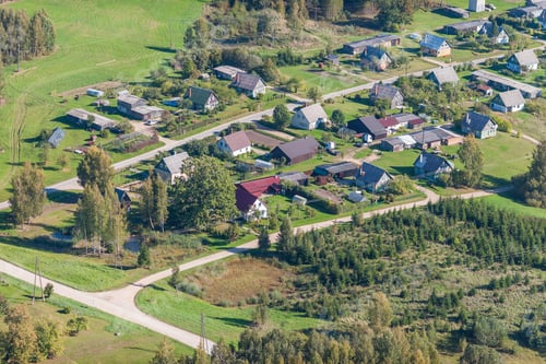 Preview: Aerial View Over The Residential Area