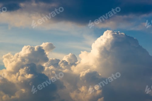 Preview: Landscape With Dramatic Light - Beautiful Golden Sunset With Saturated Sky And Clouds.
