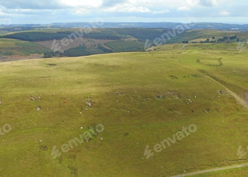 Preview: Hills At Fochriw In The Welsh Valleys, Wales