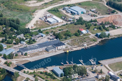 Preview: Aerial View Over The Mersrags Village (Latvia)