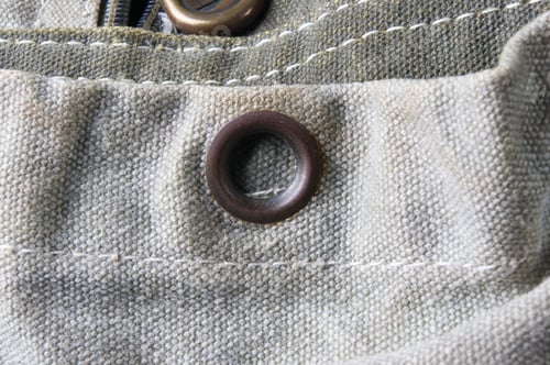 Preview: Closeup Of Buckles, Clasps, Zippers, Pockets, Fasteners, Fittings And Seams In The Green Backpack