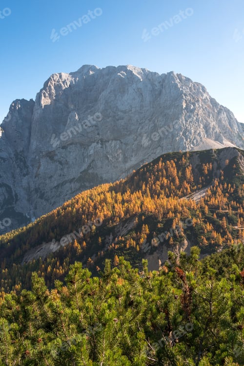 Preview: Autumn At Slemenova Spica In The Julian Alps Mountains