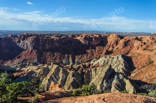 Preview: Outlook From The Island In The Sky Area Of Canyonlands National Park At The Upheaval Dome Overlook