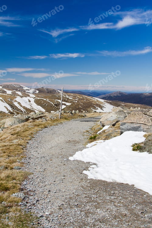 Preview: The Walking Track To Mount Kosciuszko In The Snowy Mountains, New South Wales, Australia