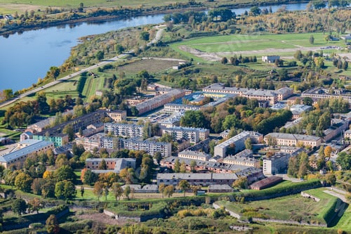 Preview: Aerial View Over The Daugavpils City (Latvia)