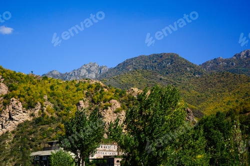 Preview: Beautiful Autumn Landscape With Mountains And Forest, Armenia