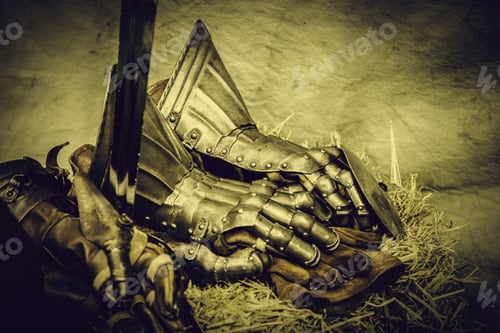 Preview: Medieval Armor Glove, Detail Of Protection, Ancient History