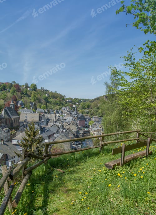 Preview: Idyllic Place In Village Of Monschau,Eifel,North Rhine Westphalia,Germany