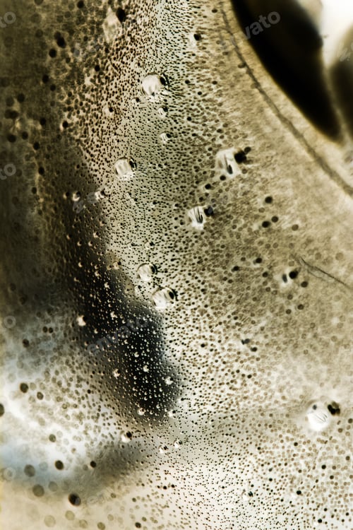 Preview: Abstract Underwater Composition With Bubbles, Lines And Light