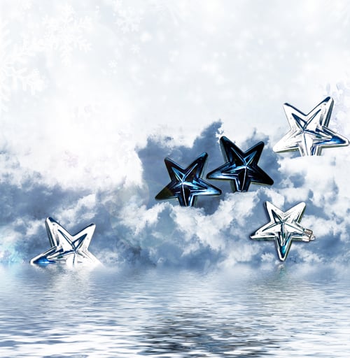 Preview: Winter Background With Christmas Toys