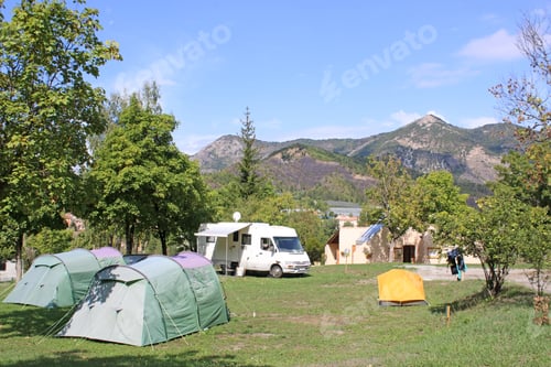 Preview: Camp Site In The French Alps