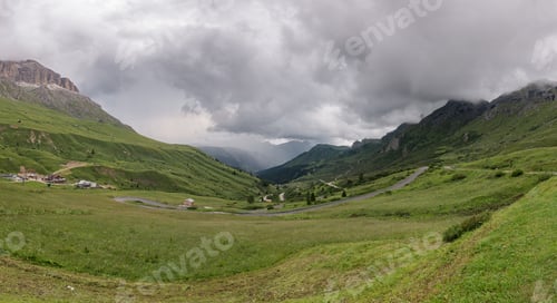 Preview: Dark And Gloomy Atmosphere At Alpe Di Siusi In Italian Dolomites.