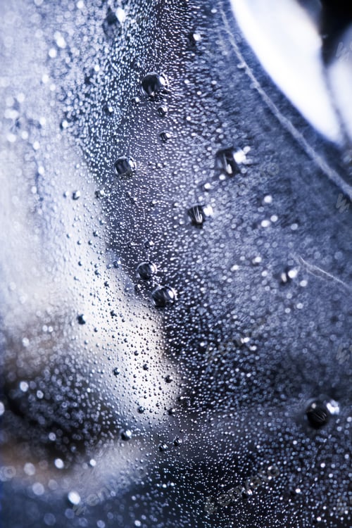 Preview: Abstract Underwater Composition With Bubbles, Lines And Light