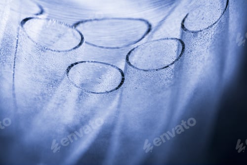 Preview: Abstract Underwater Composition With Bubbles, Tubes, Lines And Light