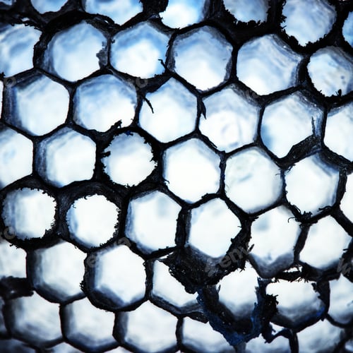 Preview: Abstract Composition With Empty Wasp Comb