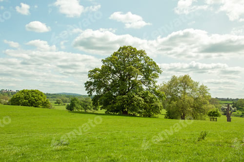 Preview: Summer Landscape In The Worcestershire Countryside Of England.