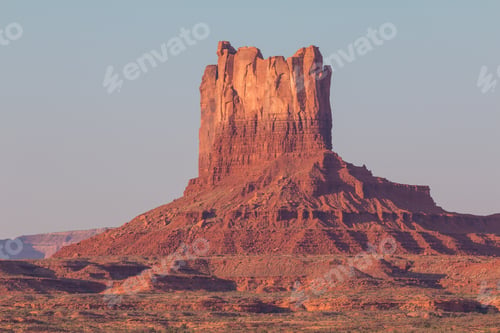 Preview: View On Red Rock Formation. Navajo Tribal Park Of Monument Valley, Arizona, Utah, Usa